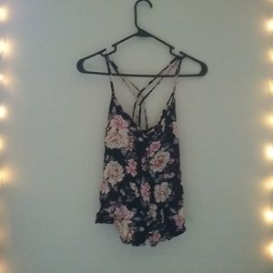 American Eagle Floral Tank Top